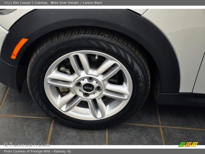 White Silver Metallic / Carbon Black 2011 Mini Cooper S Clubman