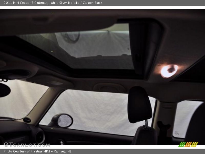 White Silver Metallic / Carbon Black 2011 Mini Cooper S Clubman
