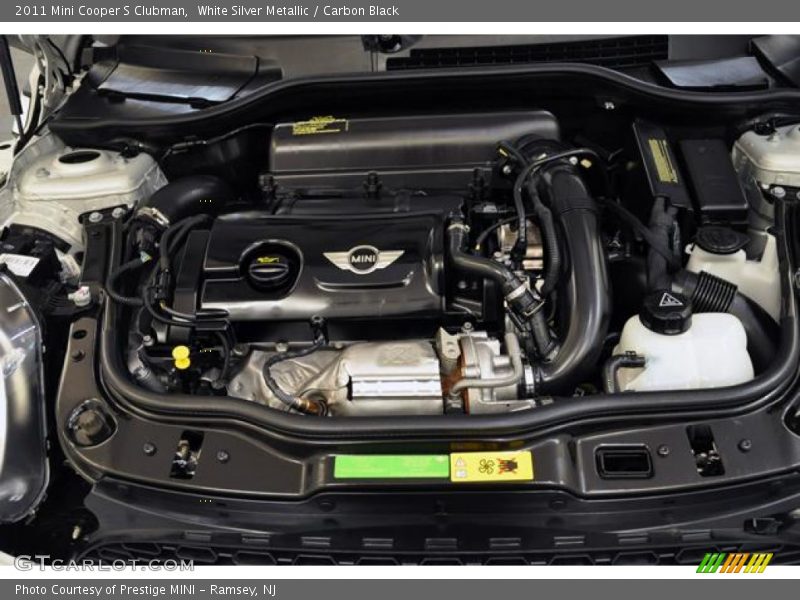 White Silver Metallic / Carbon Black 2011 Mini Cooper S Clubman