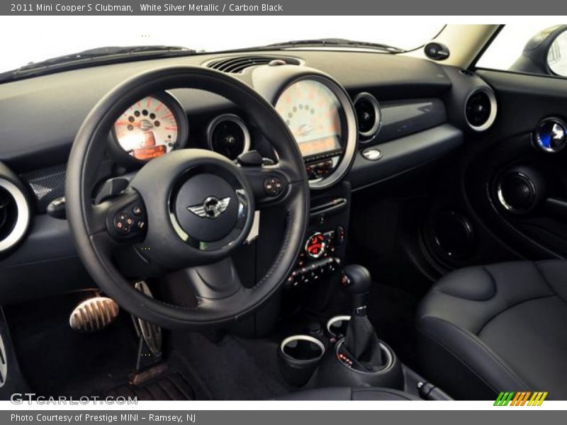 White Silver Metallic / Carbon Black 2011 Mini Cooper S Clubman