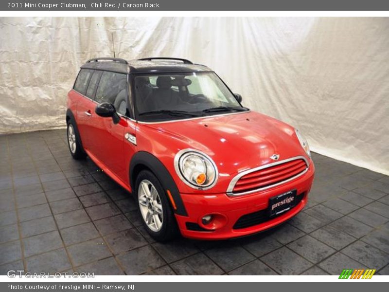 Chili Red / Carbon Black 2011 Mini Cooper Clubman