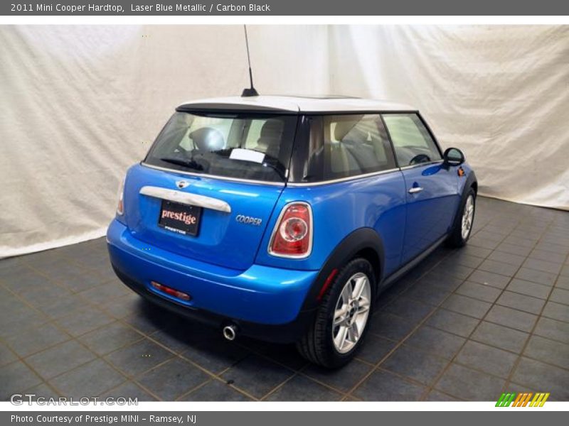 Laser Blue Metallic / Carbon Black 2011 Mini Cooper Hardtop