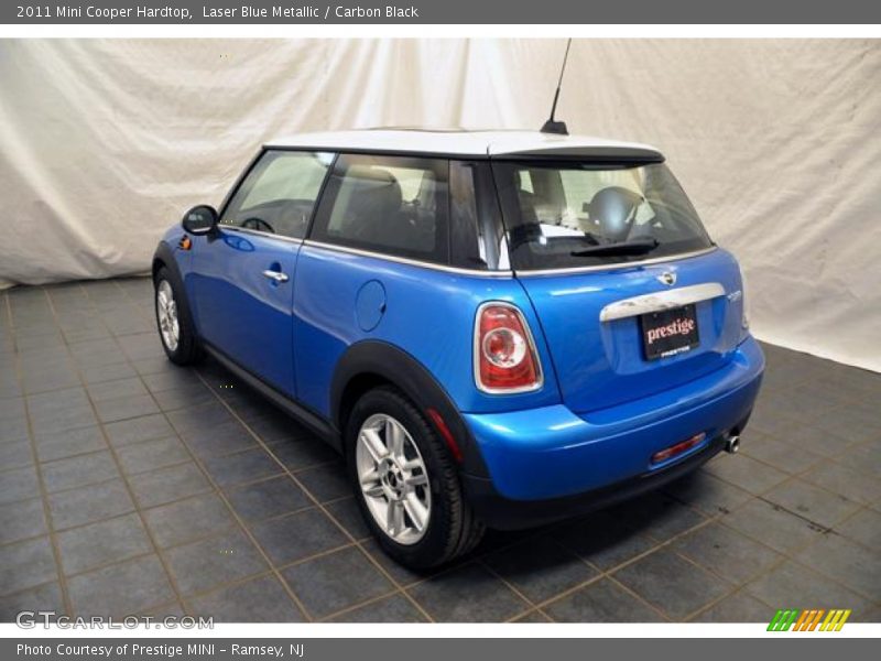 Laser Blue Metallic / Carbon Black 2011 Mini Cooper Hardtop
