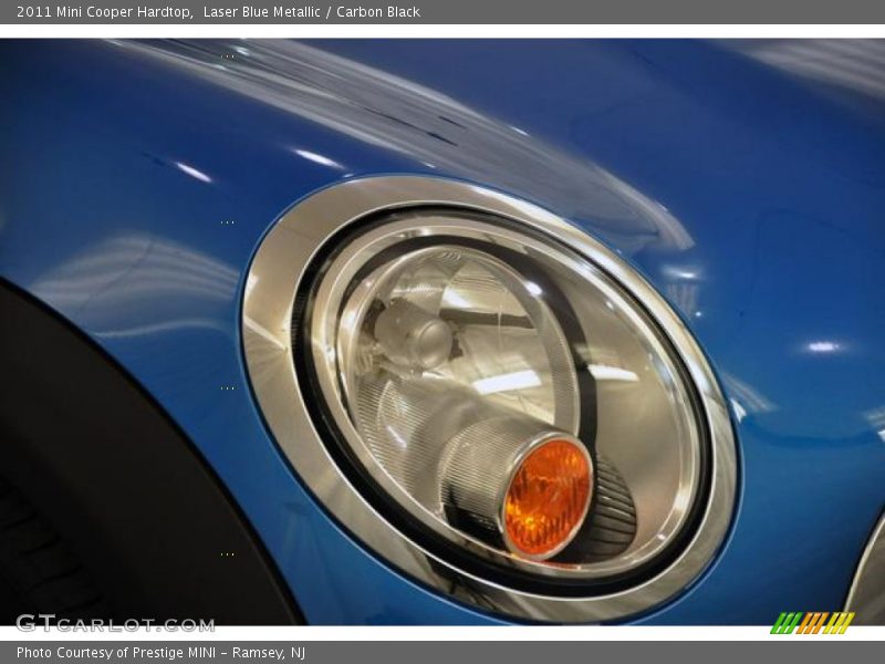 Laser Blue Metallic / Carbon Black 2011 Mini Cooper Hardtop