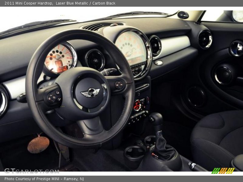 Laser Blue Metallic / Carbon Black 2011 Mini Cooper Hardtop