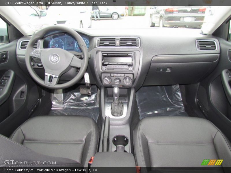Candy White / Titan Black 2012 Volkswagen Jetta TDI Sedan