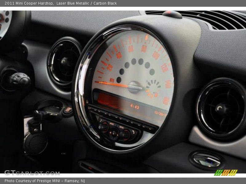 Laser Blue Metallic / Carbon Black 2011 Mini Cooper Hardtop