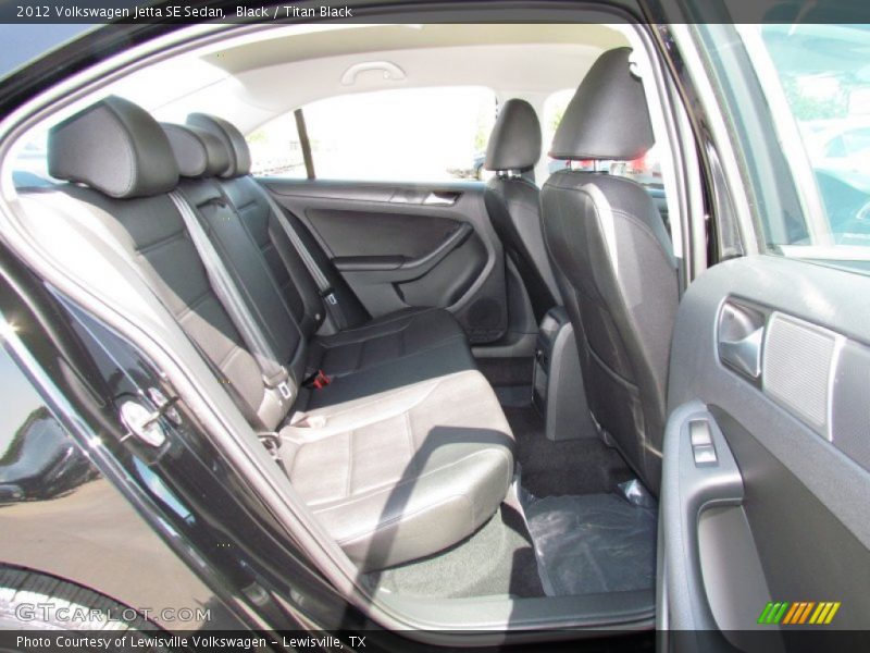 Black / Titan Black 2012 Volkswagen Jetta SE Sedan