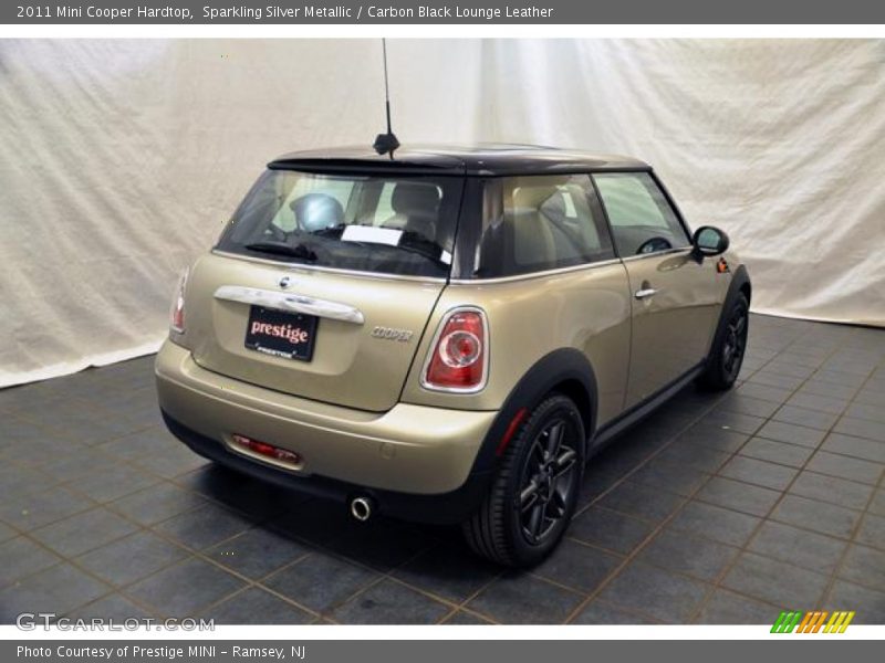 Sparkling Silver Metallic / Carbon Black Lounge Leather 2011 Mini Cooper Hardtop