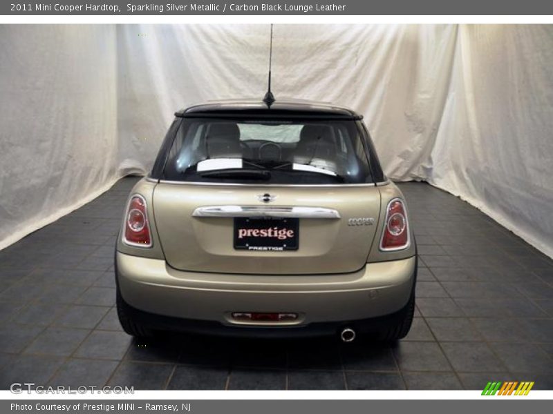 Sparkling Silver Metallic / Carbon Black Lounge Leather 2011 Mini Cooper Hardtop