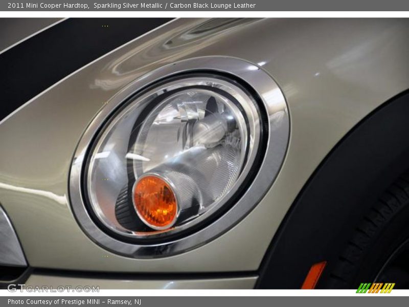 Sparkling Silver Metallic / Carbon Black Lounge Leather 2011 Mini Cooper Hardtop