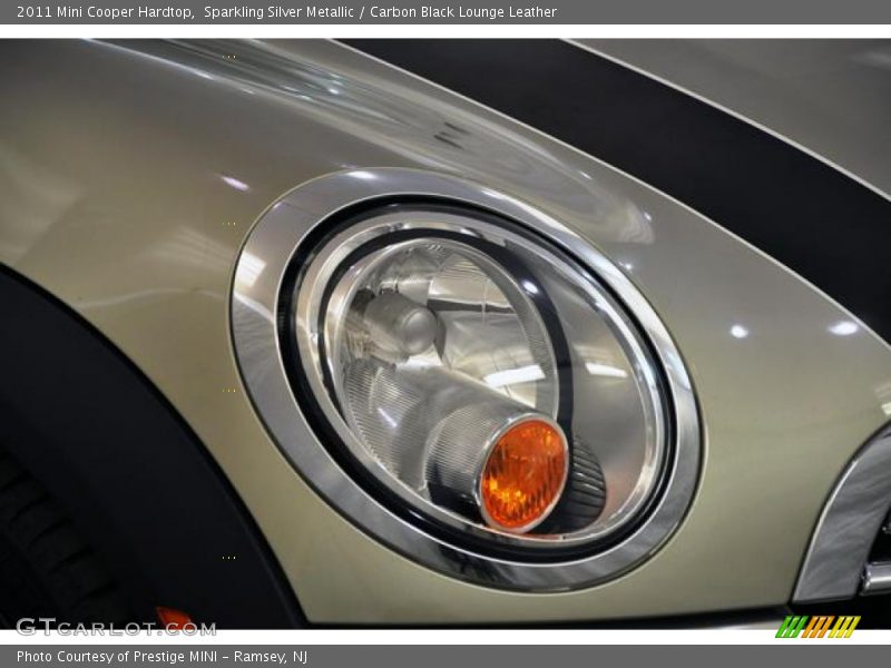 Sparkling Silver Metallic / Carbon Black Lounge Leather 2011 Mini Cooper Hardtop