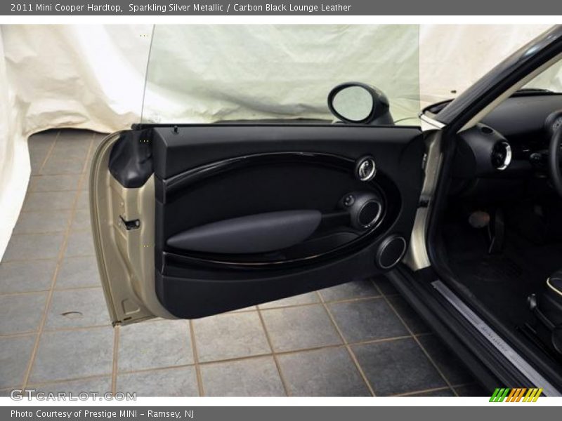 Sparkling Silver Metallic / Carbon Black Lounge Leather 2011 Mini Cooper Hardtop