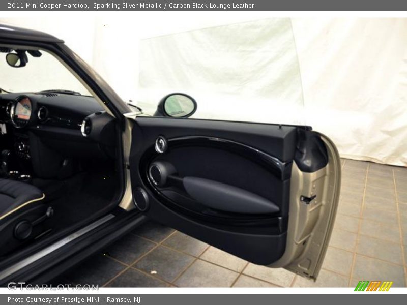 Sparkling Silver Metallic / Carbon Black Lounge Leather 2011 Mini Cooper Hardtop