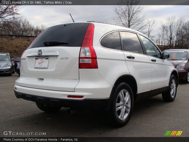 Taffeta White / Gray 2011 Honda CR-V EX 4WD