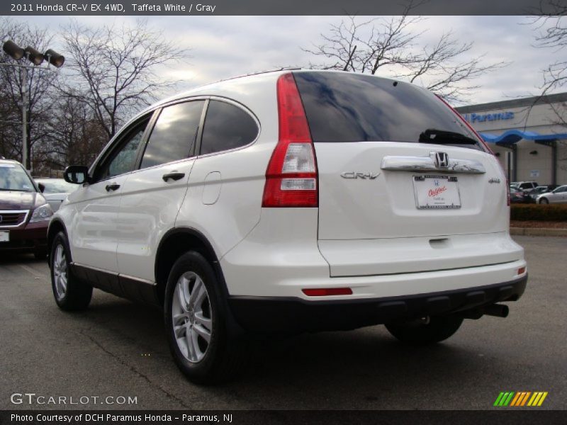 Taffeta White / Gray 2011 Honda CR-V EX 4WD