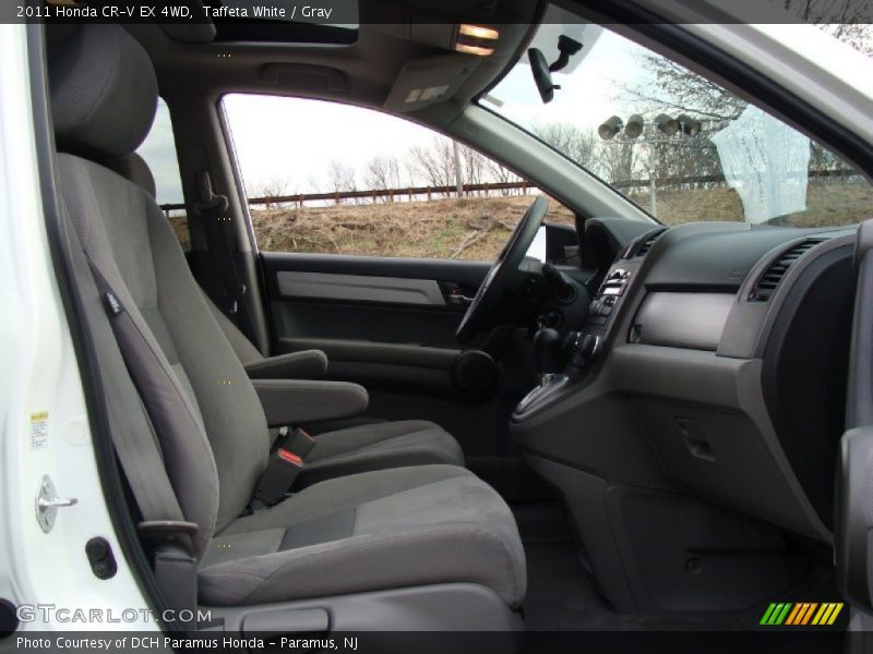 Taffeta White / Gray 2011 Honda CR-V EX 4WD