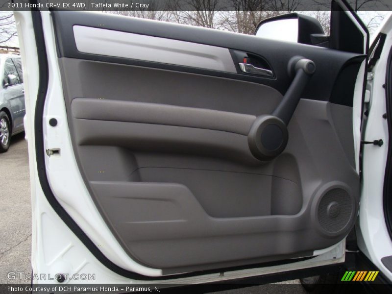 Taffeta White / Gray 2011 Honda CR-V EX 4WD