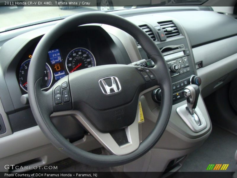 Taffeta White / Gray 2011 Honda CR-V EX 4WD