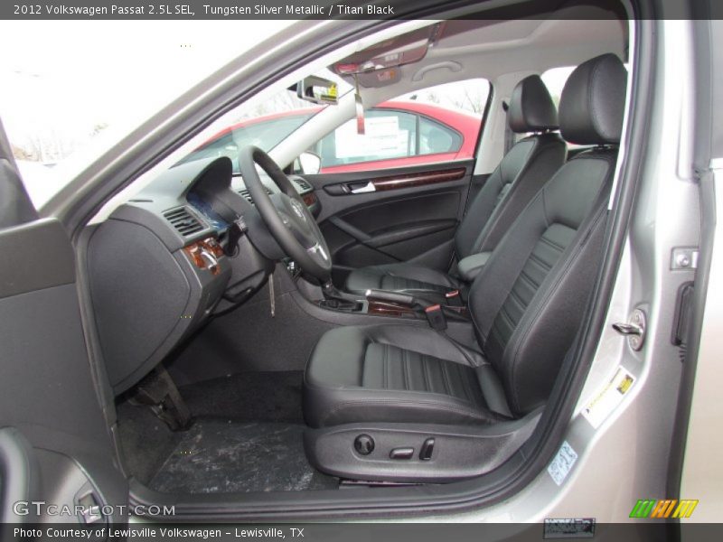 Tungsten Silver Metallic / Titan Black 2012 Volkswagen Passat 2.5L SEL
