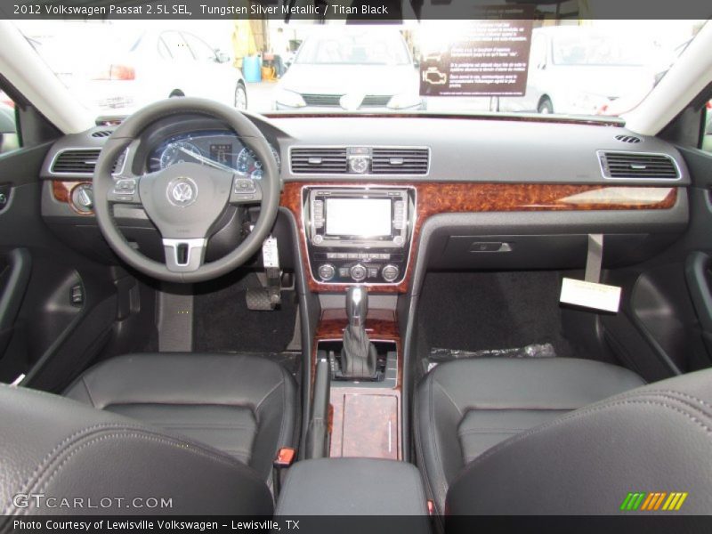Tungsten Silver Metallic / Titan Black 2012 Volkswagen Passat 2.5L SEL