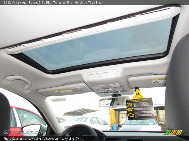 Tungsten Silver Metallic / Titan Black 2012 Volkswagen Passat 2.5L SEL