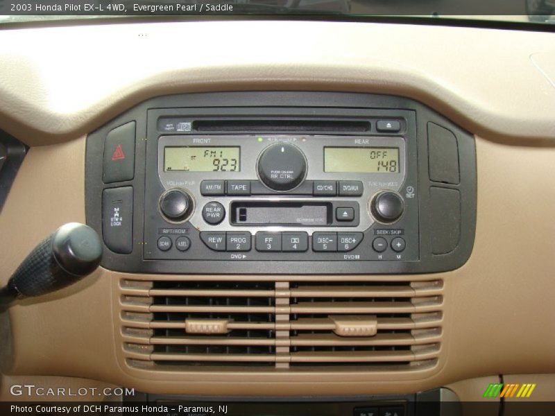 Evergreen Pearl / Saddle 2003 Honda Pilot EX-L 4WD
