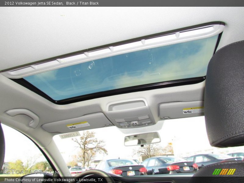 Black / Titan Black 2012 Volkswagen Jetta SE Sedan