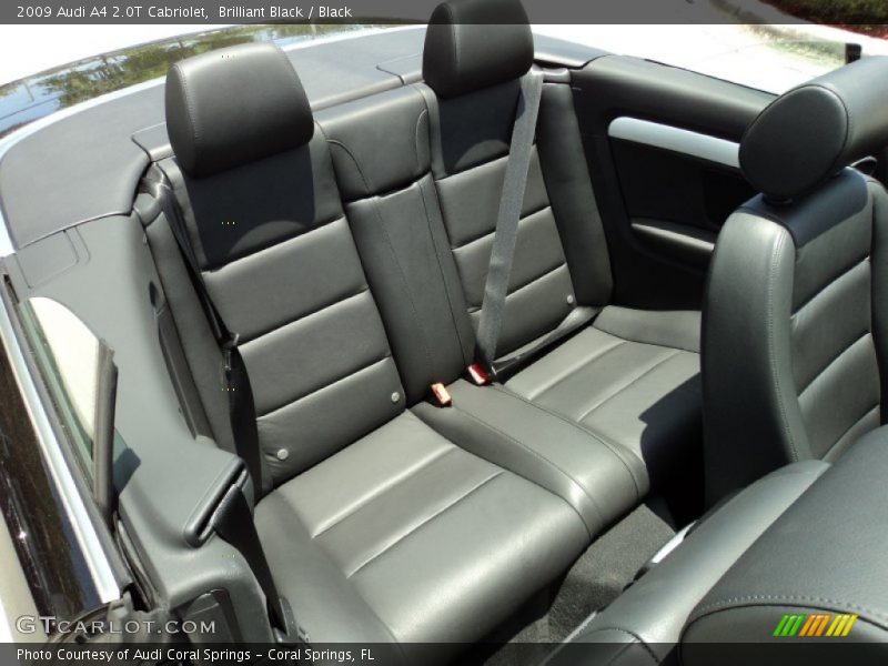 Brilliant Black / Black 2009 Audi A4 2.0T Cabriolet