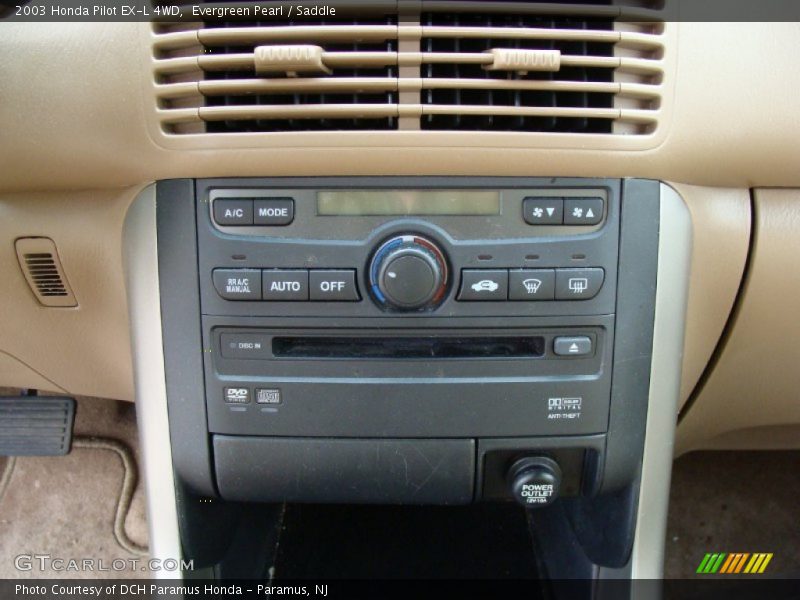 Evergreen Pearl / Saddle 2003 Honda Pilot EX-L 4WD