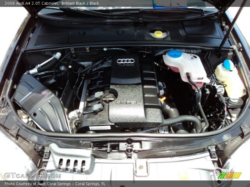 Brilliant Black / Black 2009 Audi A4 2.0T Cabriolet