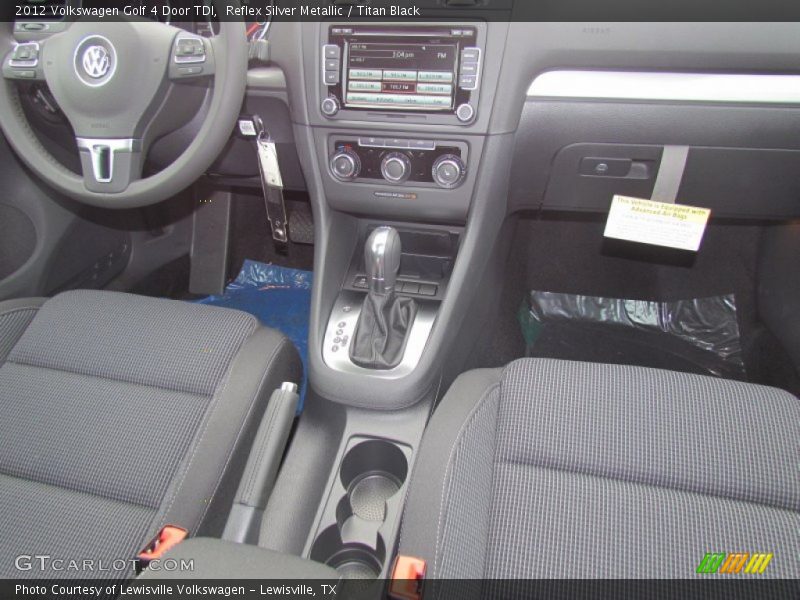 Reflex Silver Metallic / Titan Black 2012 Volkswagen Golf 4 Door TDI