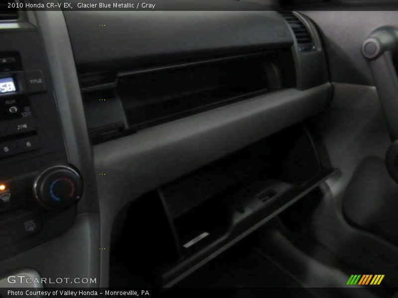 Glacier Blue Metallic / Gray 2010 Honda CR-V EX