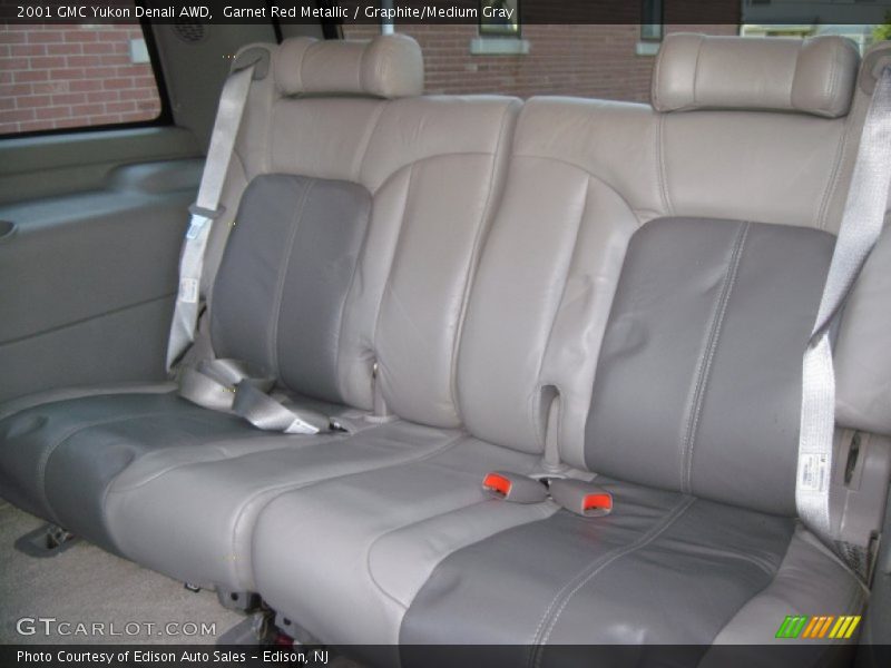 Garnet Red Metallic / Graphite/Medium Gray 2001 GMC Yukon Denali AWD
