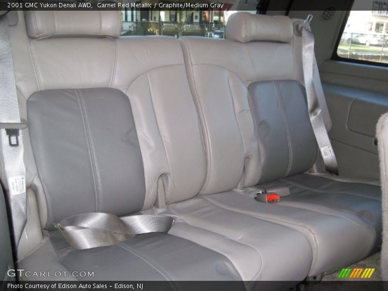 Garnet Red Metallic / Graphite/Medium Gray 2001 GMC Yukon Denali AWD