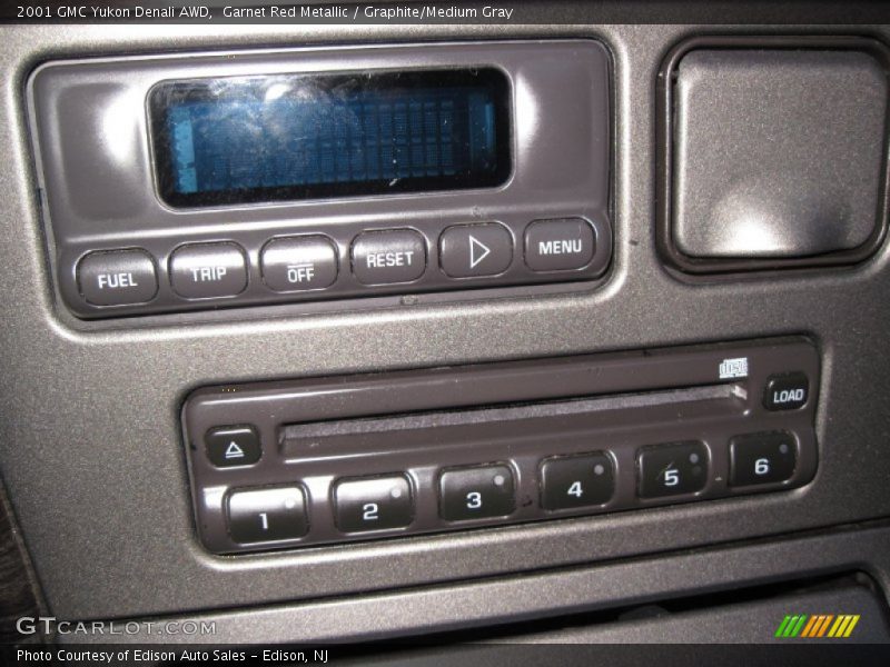 Garnet Red Metallic / Graphite/Medium Gray 2001 GMC Yukon Denali AWD