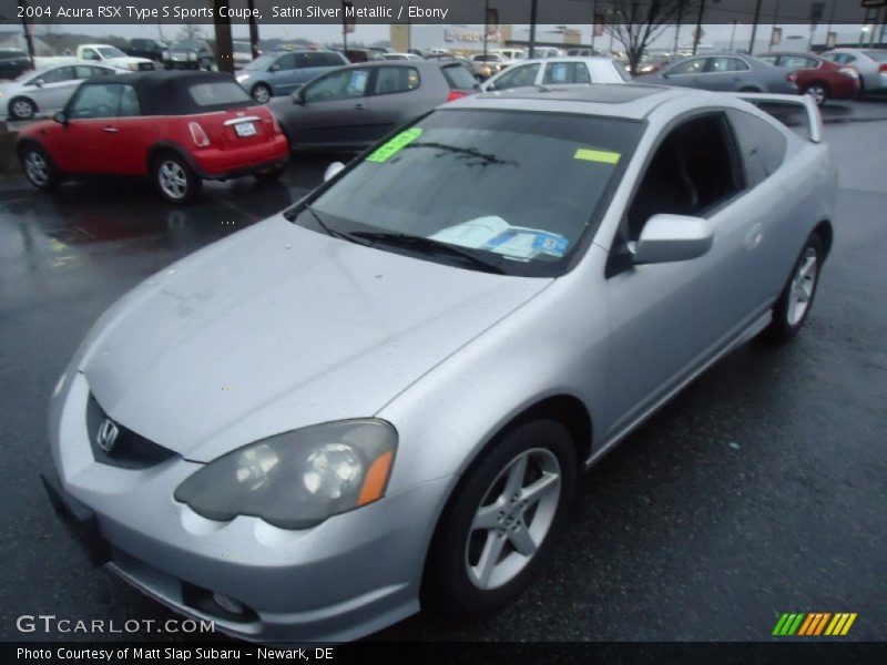Satin Silver Metallic / Ebony 2004 Acura RSX Type S Sports Coupe