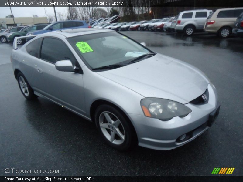 Satin Silver Metallic / Ebony 2004 Acura RSX Type S Sports Coupe