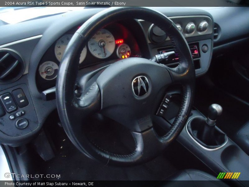Satin Silver Metallic / Ebony 2004 Acura RSX Type S Sports Coupe