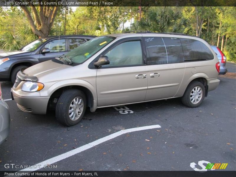 Light Almond Pearl / Taupe 2003 Chrysler Town & Country EX
