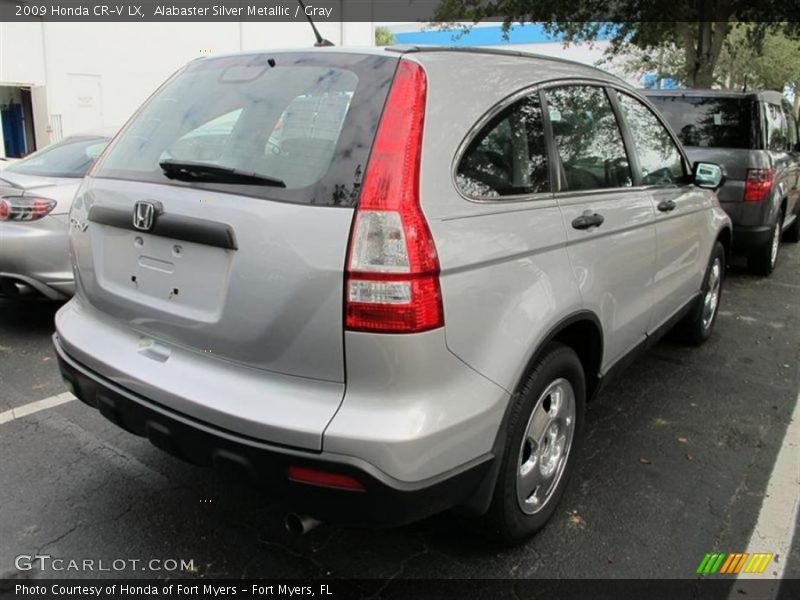 Alabaster Silver Metallic / Gray 2009 Honda CR-V LX