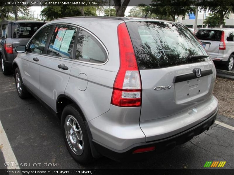 Alabaster Silver Metallic / Gray 2009 Honda CR-V LX