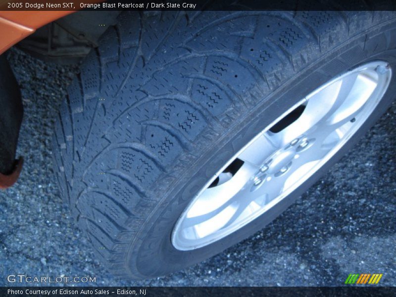 Orange Blast Pearlcoat / Dark Slate Gray 2005 Dodge Neon SXT