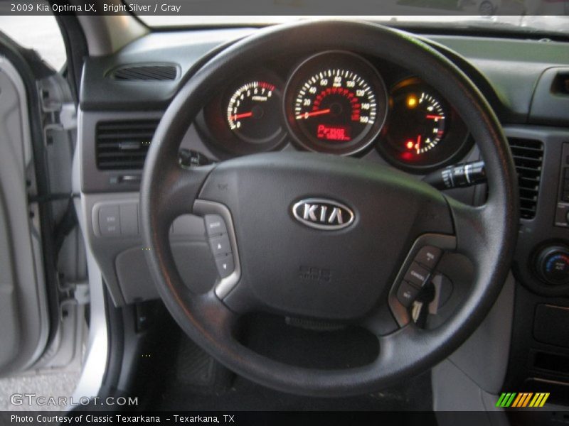 Bright Silver / Gray 2009 Kia Optima LX
