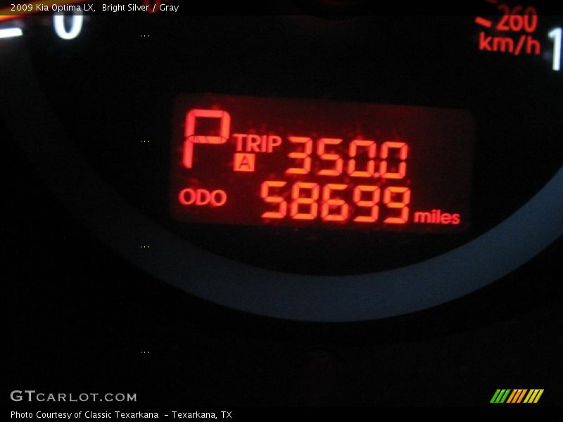 Bright Silver / Gray 2009 Kia Optima LX