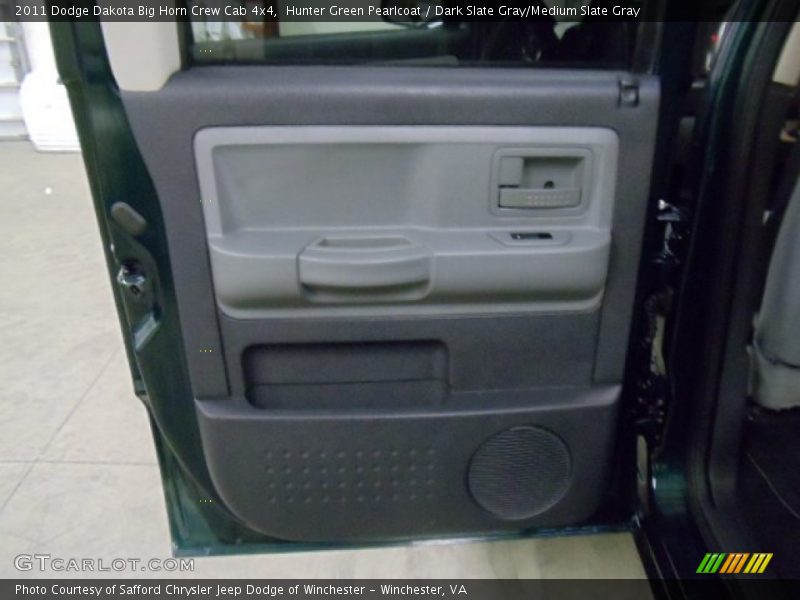 Hunter Green Pearlcoat / Dark Slate Gray/Medium Slate Gray 2011 Dodge Dakota Big Horn Crew Cab 4x4