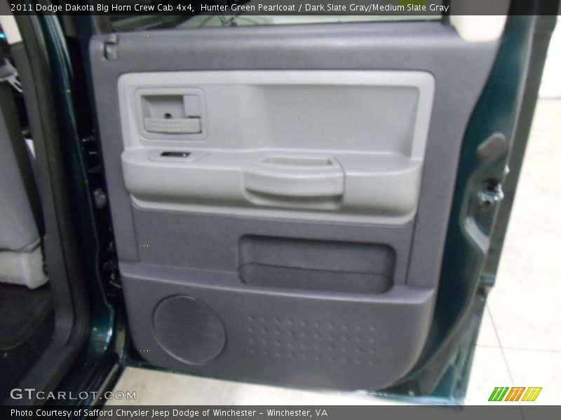 Hunter Green Pearlcoat / Dark Slate Gray/Medium Slate Gray 2011 Dodge Dakota Big Horn Crew Cab 4x4