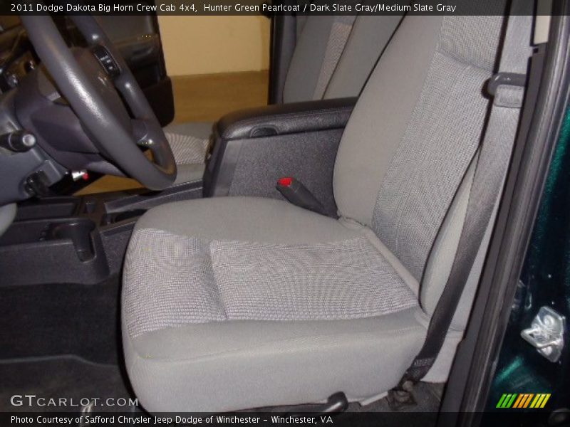 Hunter Green Pearlcoat / Dark Slate Gray/Medium Slate Gray 2011 Dodge Dakota Big Horn Crew Cab 4x4