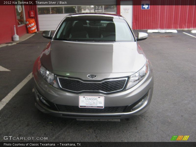 Titanium Silver / Black 2012 Kia Optima SX