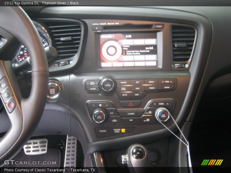 Titanium Silver / Black 2012 Kia Optima SX